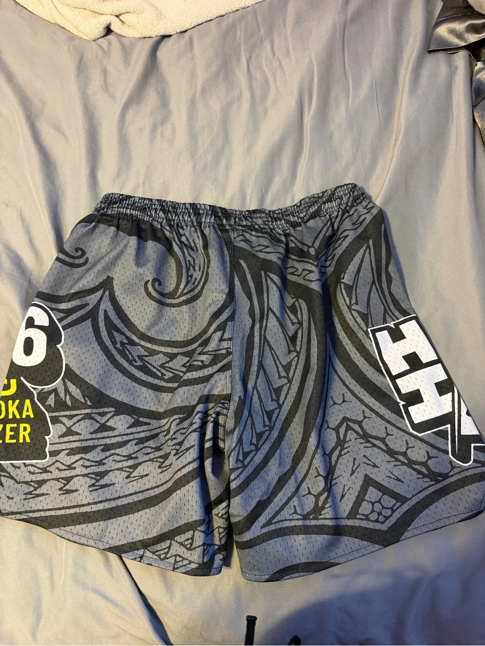 Hawaiis Finest Men's Gray Athletic Shorts